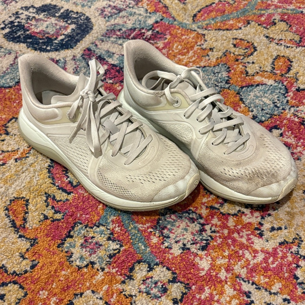 Cream Athletic Sneakers